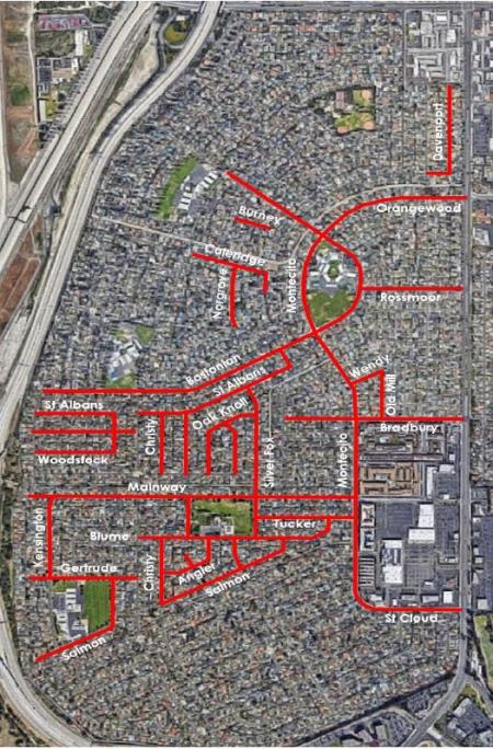 Rossmoor map