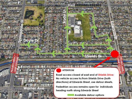 Construction Alert: Warner Ave., Edwards St. Springdale St. Bridge ...
